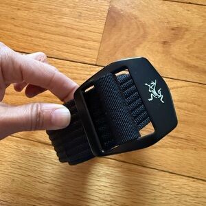 Black Arc'teryx Belt with Logo